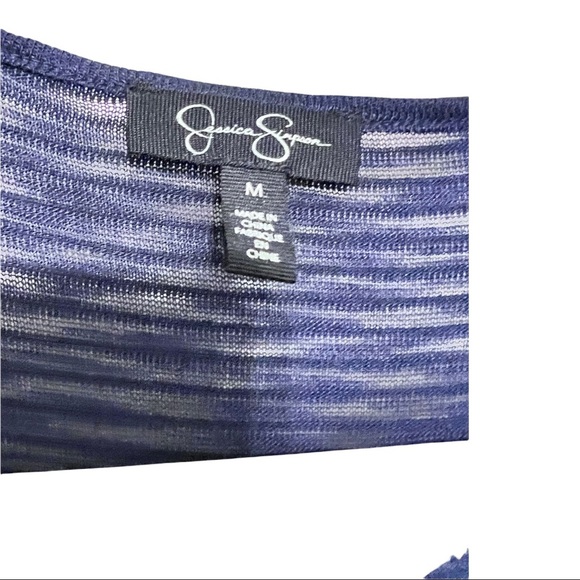 Bell sleeved Navy Blue Jessica Simpson Shirt - Picture 5 of 8